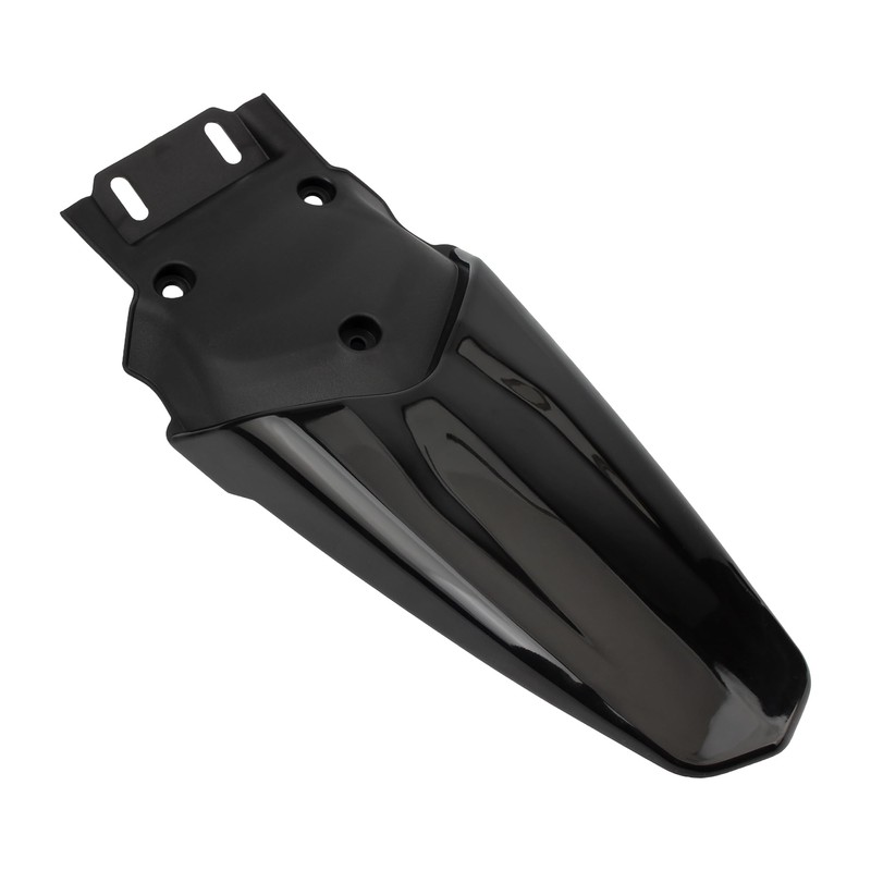 PowerMotor - Protector de guardabarros trasero negro para bicicleta eléctrica