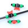 Drip Irrigation Shut Off Valve, In-Line Barbed Switch Valve Locking