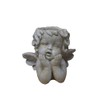 Solid Rock Stoneworks Cherub Face Concrete Planter- 10" Tall