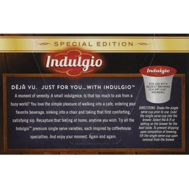 Indulgio Cappuccino, Sweet & Salty Caramel, 12-Count Single Serve Cup