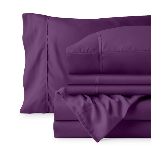 Bare Home Hotel Luxury Split King Sheet Set, Extra Soft