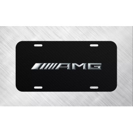 yorkrite357 Simulated Carbon Fiber Mercedes AMG License Plate Auto Car Tag FREE SHIP