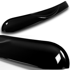 HYPERSPEED Dark Smoke Acrylic Rear Roof Window Deflect Visor Spoiler Wing Fit for 2008 2009 2010 2011 2012 2013 2014 2015 2016 2017 2018 2019 2020 2021 2022 Dodge Challenger, Car Mods Part Accessories
