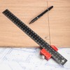 Multifunctional Marking Gauge - Stop Ruler Scribing Tool, Metal Carpenter's