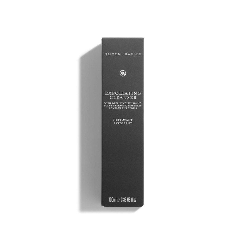 Daimon Barber Exfoliating Cleanser, Face and Beard Scrub for Men,