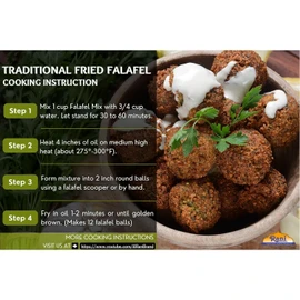 Rani Falafel Mix (Chickpeas & Spices Blend for Falafel) 48oz (3lbs) 1.36kg PET Jar ~ Gluten Friendly | NON-GMO | Kosher | Product of USA