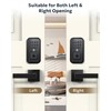 BE-TECH Keyless Entry Smart Door Lock with 2 Lever Handles,