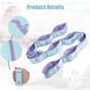 VOCOSTE Yoga Stretch Strap with 9 Loops Elastic Strap Blue