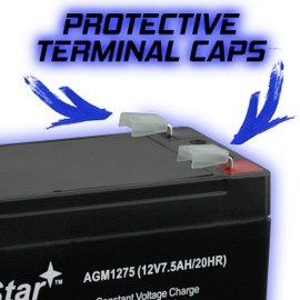 SLA Battery for Cyberpower 12V 7.5ah B-613 SLA1075 7.5ah AGM 12 Volt F2