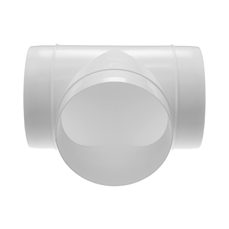 Vent Systems Diameter 125 mm Duct Connector, 3-Way Hose Adapter,