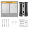 Shampoo and Conditioner Dispenser,Unisense Shower Soap Dispenser 2 Chamber No