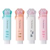 4 Pcs Cat Paw Retractable Erasers, Cute Cat Rubber for