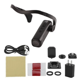 M6 Head Mounted Recorder Rain Proof Prevent Shake Sports Video Camera for Vlog Cycling Climbing  100‑240V