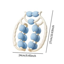 Perfeclan Beinmassagegeroller -Massage -Werkzeug Übung Entspannen Sie Rollschaum Roller Handheld für Bodybuilding Fitnessstudio physische Fitness, Blau