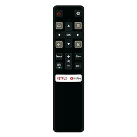RC802V FNR1 Replacement Remote fits for TCL Android 4K Smart TV 40S330 32S330 43S434 50S434 55S434 65S434 75S434 55EP680 50P8S 50P8 49S6800FS 49S6800 49S6510FS 32S6500 32S6500S, No Voice Command