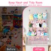 3 Tier Hanging Stuffed Animal Storage Shelf, 24x39 Inch Large