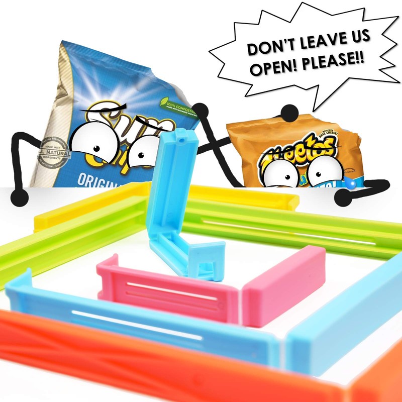 CCINEE Bag Fastener Clip-it Sealing Food Storage Bag Seal Moisture