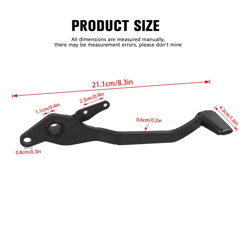 PIKPOP Rear Brake Lever Foot Pedal Motorcycle Accessories Replacement for