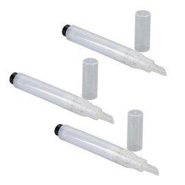 Airless Pump Bottles, 7ml Rotating Design Transparent Bottle Airless Pump Jars Refillable Lightweight and Portable Foundation Container for Lotions, Skincare