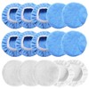 15PCS Car Polisher Pad Bonnets, 5 to 6 Inch Soft
