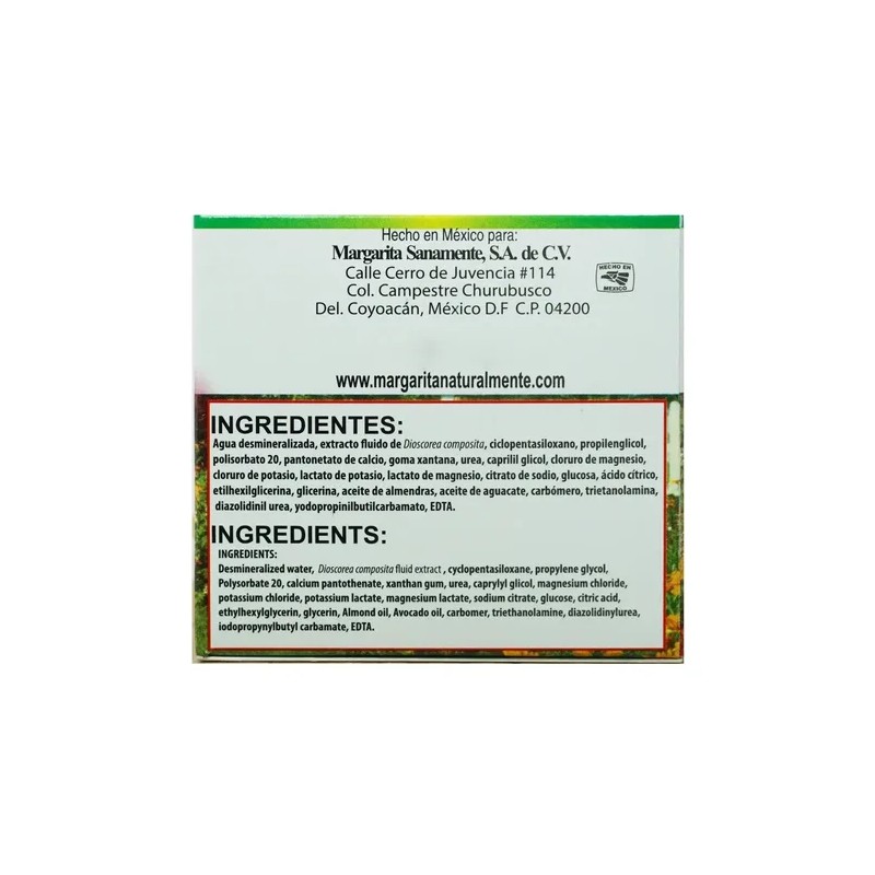 (3 Piezas) Crema De Camote Silvestre 120gr Margaritanate