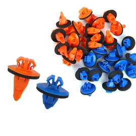 ACROPIX Door Trim Panel Retainer Clips for Toyota 4Runner Tacoma RAV4 FJ Cruiser Blue Orange 30pcs