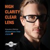 ToolFreak Spoggles Safety Glasses, EN166F Rated, Foam Padded, Clear Distortion