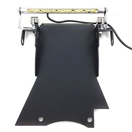 NBX- BLACK Fender Eliminator Tidy Tail w/LED Light No Logo For Compatible with 2006 2007 2008 Yamaha FZ6 Fazer