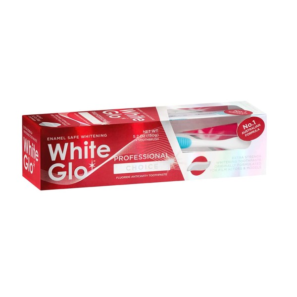 White Glo Extra Strength Whitening Toothpaste Professional Choice (100ml)