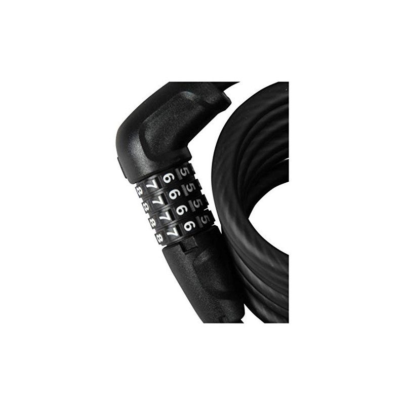 ABUS, 5510C Unisex Adulto, Black, 180 cm