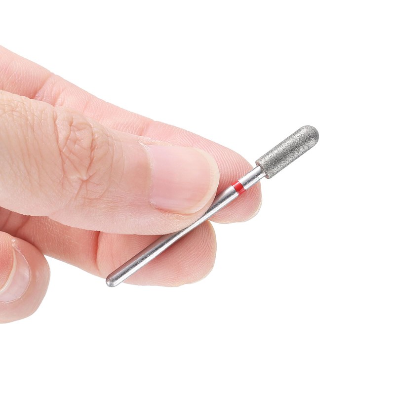 sourcing map 5pcs 200-230 Grits Diamond Grinding Bit 4mm Cylindrical
