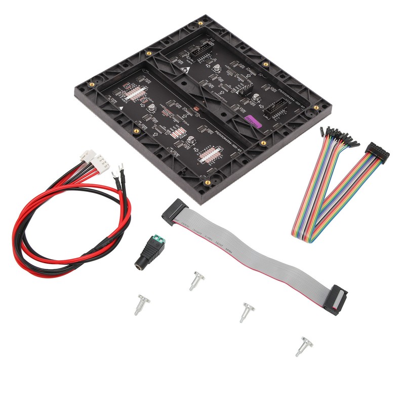 LED Matrix Panel 4096 RGB LEDs Full Color Adjustable Brightness