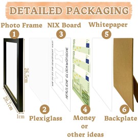 Money Gift for All Who Want Nothing, Picture Frame, Nothing Gift, Money Gift Packaging, Wish Filler Money Gift for Men and Women