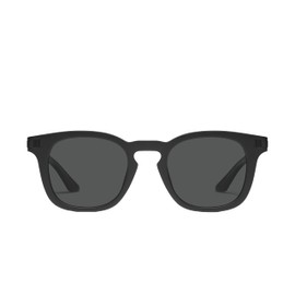 Quay - Men's Sunglasses, Polarized Round Lenses with UV Protection (Weekender, Matte Black)