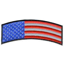 Hot Leathers Reflective American Flag PPB1190-4 Width x 1 Height Inches