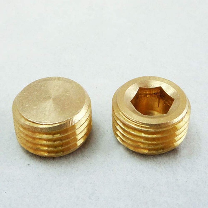 ALLPEN  20pcs Brass Pipe Fitting,1/8" 1/4" 3/8" 1/2" NPT Brass