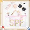 SOIDRAM 8PCS SPF Makeup Bag Clear Zippered SPF Bag Cosmetic
