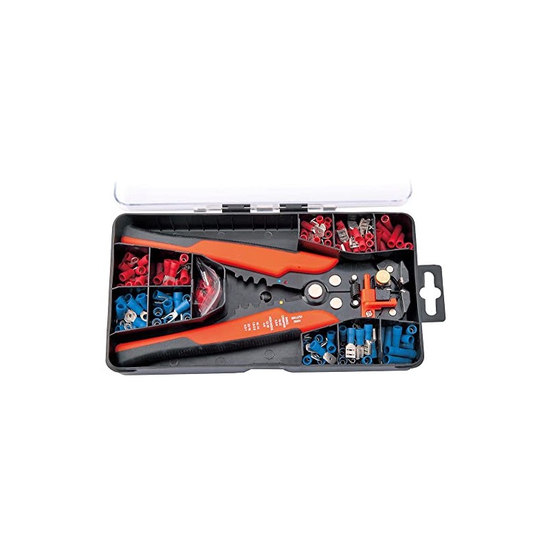 DURATOOL D03425 Automatic Wire Stripper & Crimp Set