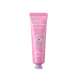 TONYMOLY x Squishmallows Hand Cream | Patty Moo-tiful Strawberry Scented Lotion | Cute & Non-Greasy Moisturizer for Dry Hands | Travel-Size Gift for Back to School, 30ml