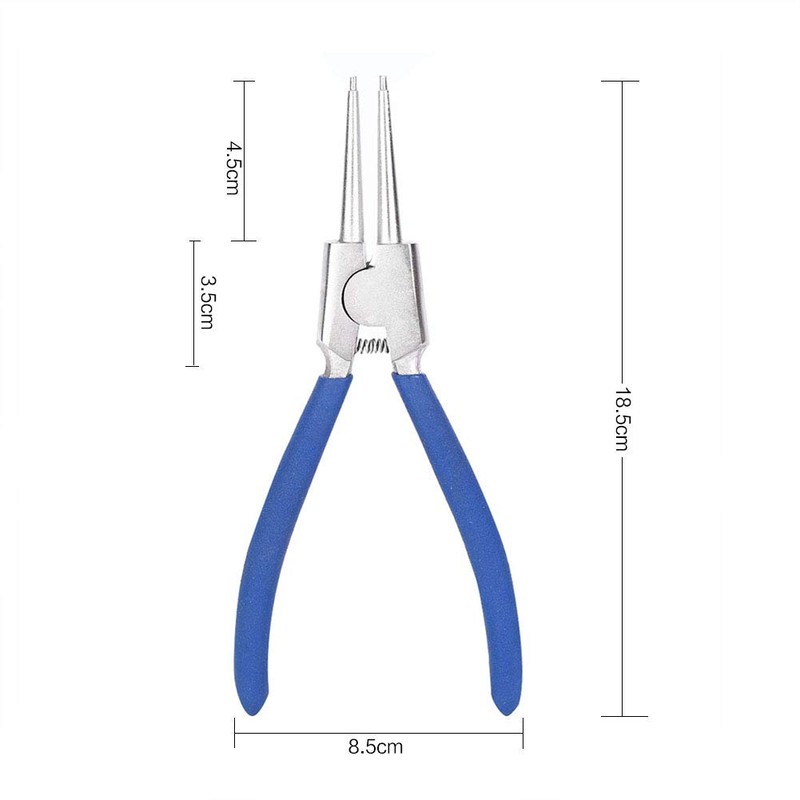 4 Pcs Snap Ring Pliers Set, Spring Loaded Pliers, Internal