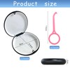 Scettar 2 Pcs Denture Retainer Case, Mouth Guard Case with