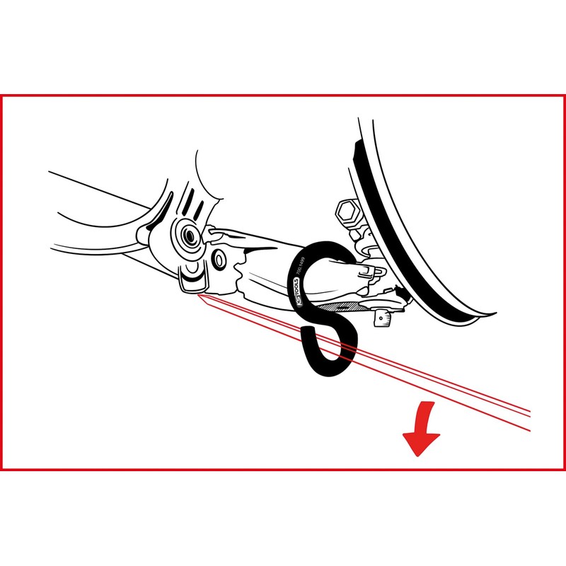 KS Tools 700.1499 Universal Axle Lever Hook