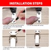 YIXISI 4 Pieces Tension Lock 90 mm, Lever Lock Cap