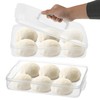 FMOACEN 3PCS Pizza Dough Proofing Box, 12.2 x 8.6 Inch