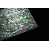 Green Abalone Enhanced Adhesive Veneer Sheet (9.4" x 5.5" x