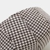 yolrdiw Classic Houndstooth Plaid Ivy Flat Cap Gatsby Cabbie Driver
