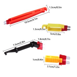 Pack of 12 Car Fuse Puller, Car Fuse Clip Blade Fuses Car Fuses Set Car Blade Fuse Puller Car Fuses Puller Tool for Car