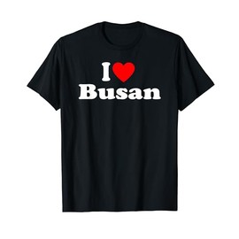 I Love Busan City South Korea Classic T-Shirt