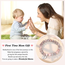 PINKDODO Mom to be Gifts New Mom Gift for Expecting Mother Pregnancy Gifts for First Time Moms Mothers Day Gifts for Mom Bracelet