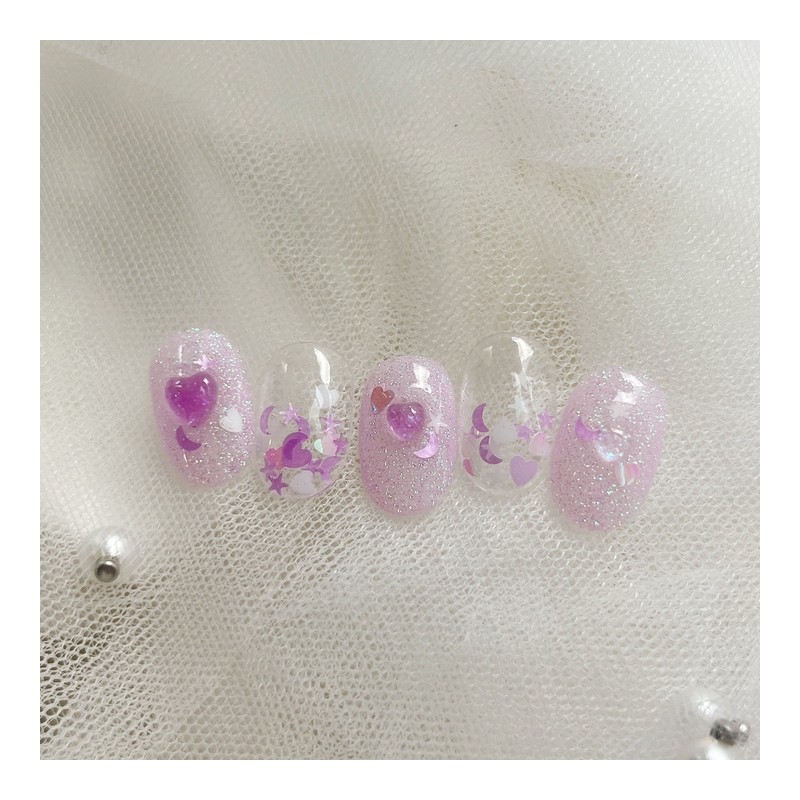 Chameleon Purple - Short Almond / 카멜레온퍼플 - 숏아몬드